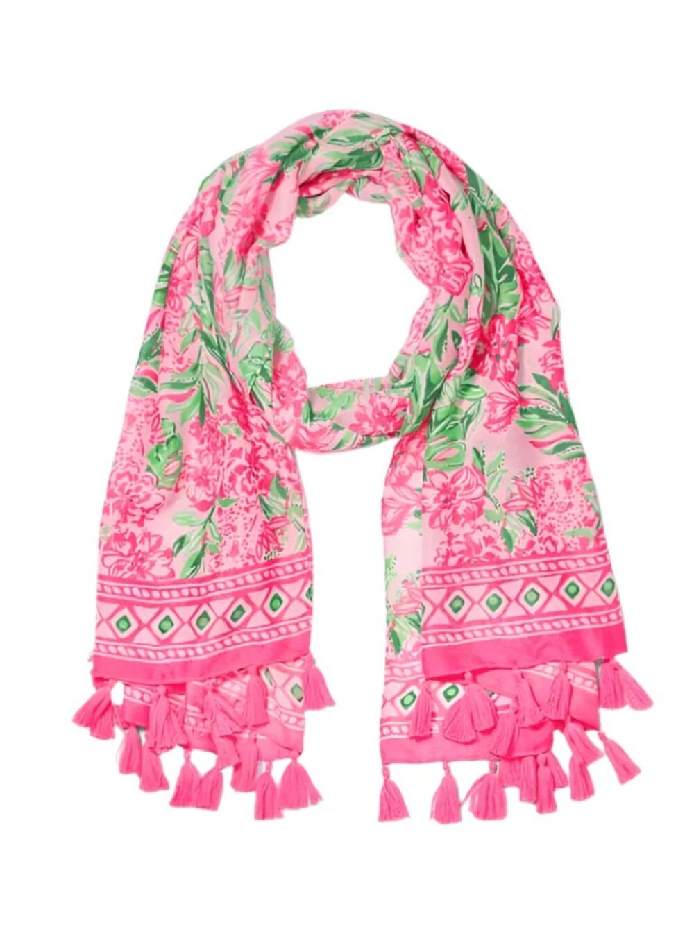Lilly Pulitzer Resort Scarf  Conch Shell Pink Koala La La